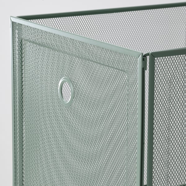 DRÖNJÖNS Storage box, light greengrey, 33x37x33 cm IKEA