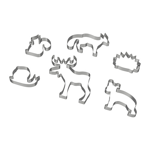 DRÖMMAR Pastry cutter, set of 6 IKEA