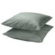 DVALA Pillowcase, grey-green, 65x65 cm