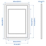 EDSBRUK Frame, white, 61x91 cm