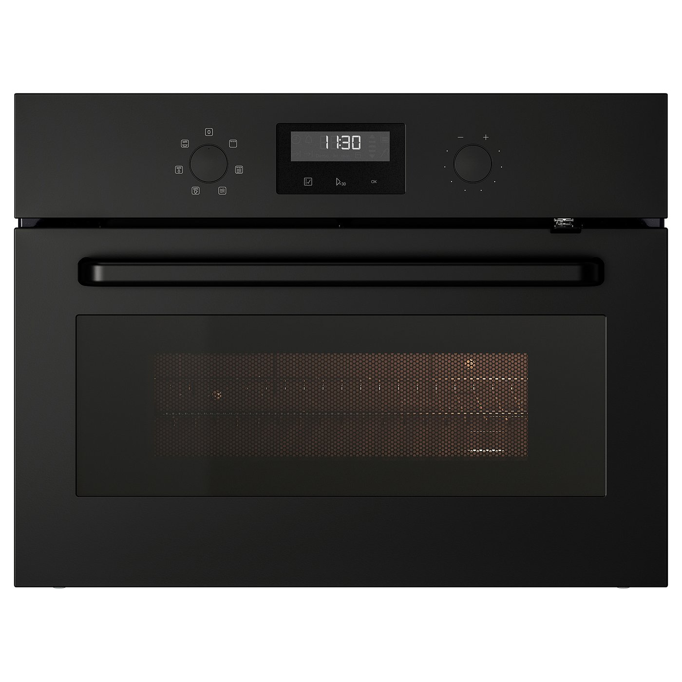 EFTERSMAK Microwave oven, black IKEA