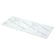 EKBACKEN Worktop, white marble effect/laminate, 246x2.8x90 cm