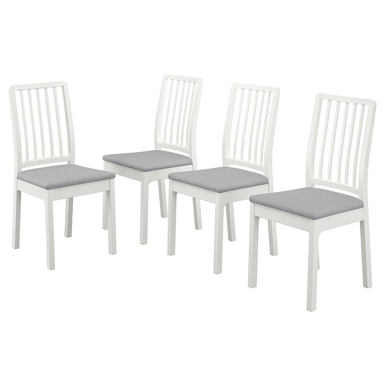EKEDALEN chair, white/Orrsta light grey IKEA