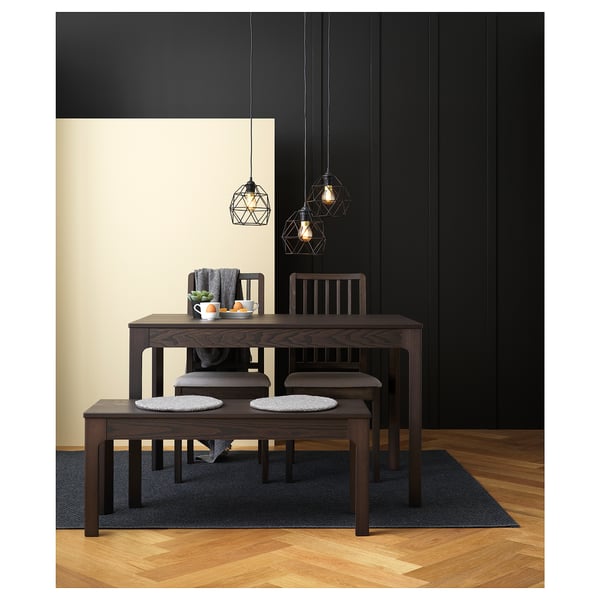 Ekedalen Extendable Table Dark Brown Ikea