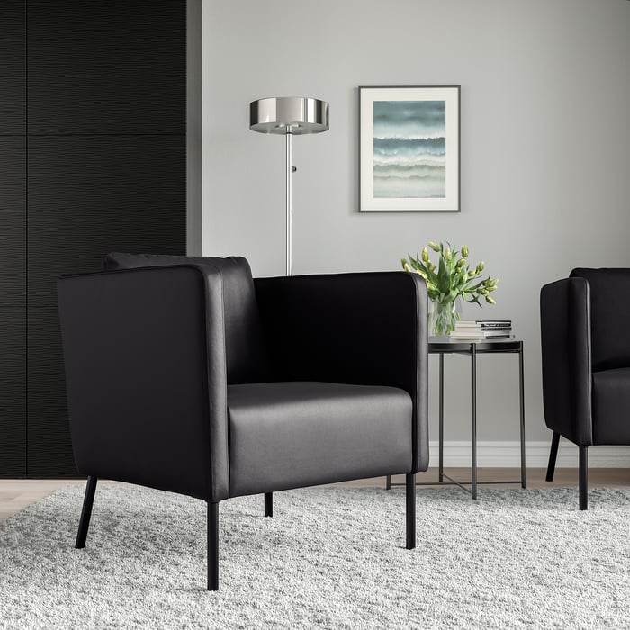 Leather Armchairs Tan and Brown Leather Chairs IKEA