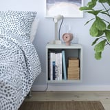 EKET Wall-mounted shelving unit, light grey-blue, 35x35x35 cm