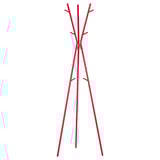 EKRAR Hat and coat stand, bright red, 169 cm