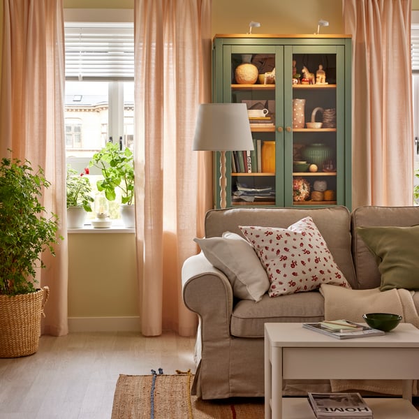 EKTORP 2-seat sofa, Kilanda light beige