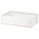 Option: ELVARLI Drawer, white, 80x51 cm
