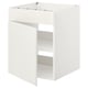 ENHET Base cabinet for hob w door, white, 60x62x75 cm
