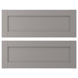 ENHET Drawer front, grey frame, 80x30 cm