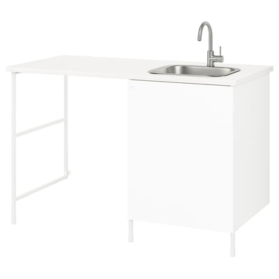 ENHET Laundry, white, 139x63.5x90.5 cm