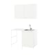 Option: ENHET Laundry, white, 139x63.5x87.5 cm