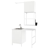 ENHET Laundry, white, 139x63.5x87.5 cm