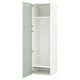 ENHET Storage combination, white/pale grey-green, 60x62x210 cm