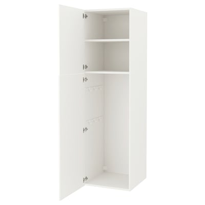 ENHET Storage combination, white, 60x62x210 cm