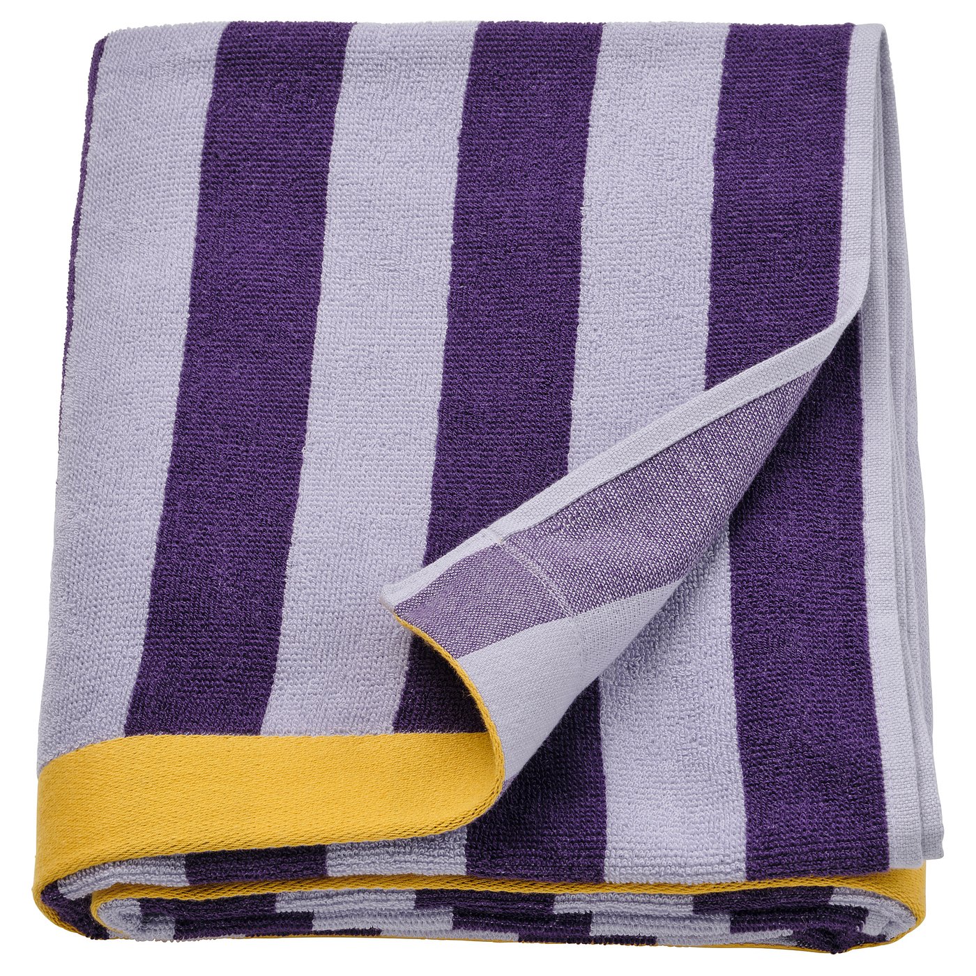 ENSKOTTMAL Bath sheet, lilac/striped, 100x150 cm IKEA