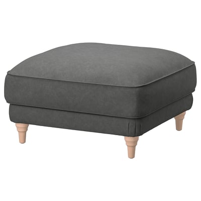 ESSEBODA Footstool, Tallmyra/medium grey birch