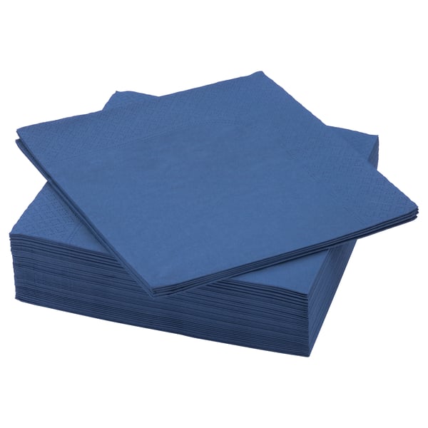 FANTASTISK Paper napkin, dark blue, 40x40 cm