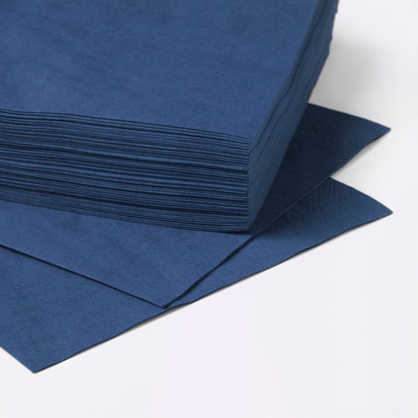 FANTASTISK Paper napkin, dark blue, 40x40 cm