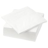 FANTASTISK Paper napkin, white, 24x24 cm