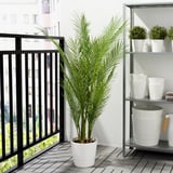 FEJKA Artificial potted plant, in/outdoor palm, 19 cm