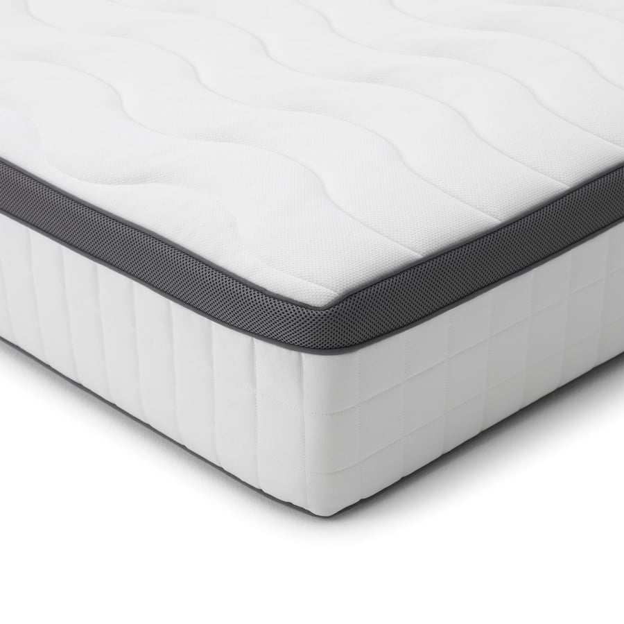FILLAN Pocket sprung mattress, white firm, white, Double IKEA