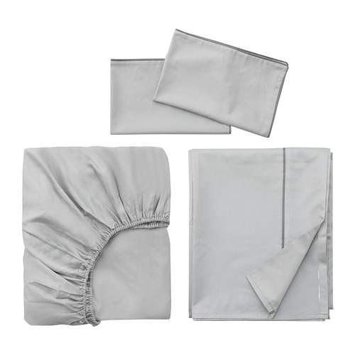 FJÄLLKÅPA 4piece sheet set Queen IKEA