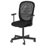 FLINTAN Pair of armrests, black