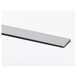 FÖRBÄTTRA Cover strip and fittings, stainless steel colour, 59.7x2.2 cm