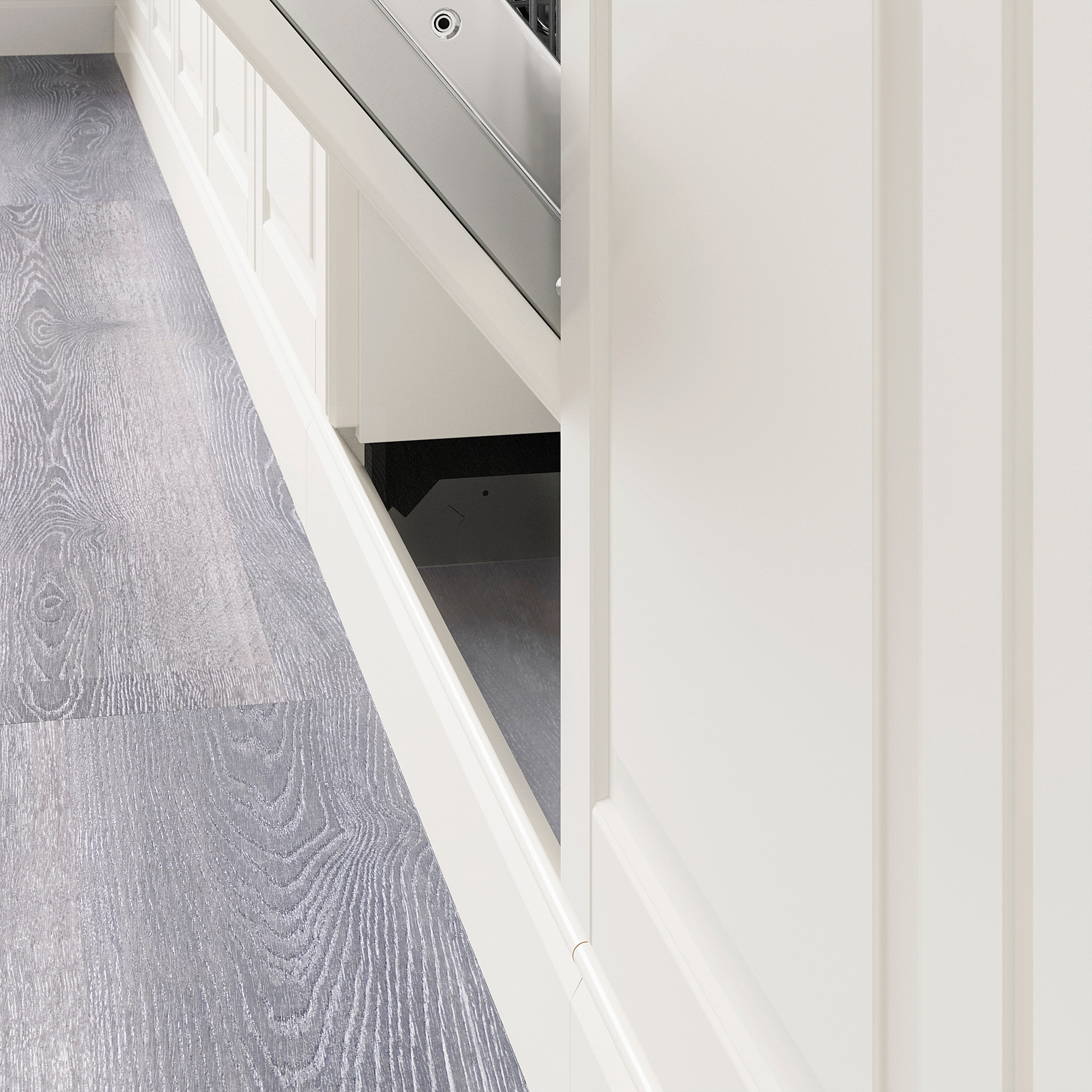 FÖRBÄTTRA Decorative plinth for dishwasher, offwhite IKEA