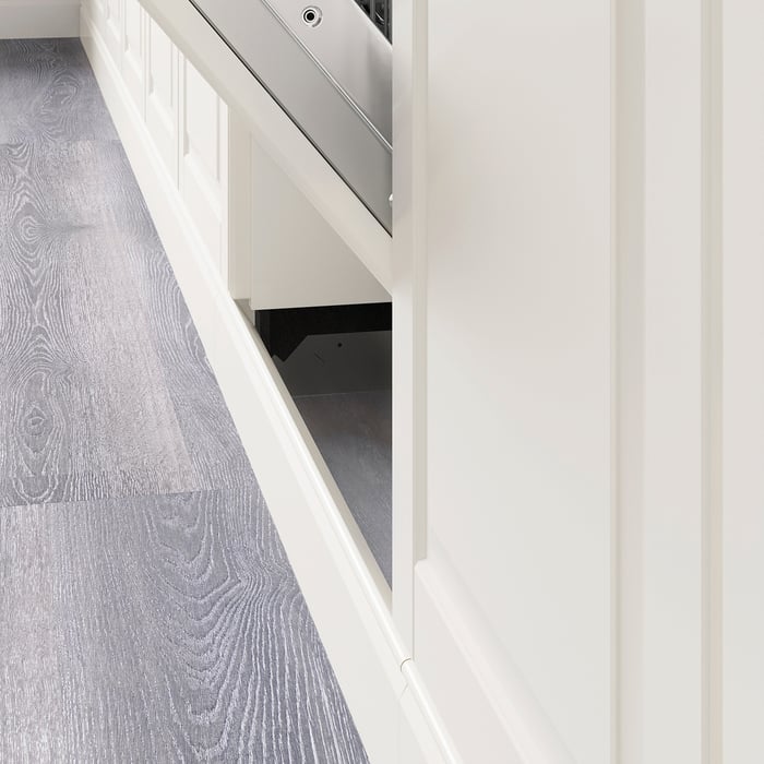 FÖRBÄTTRA Decorative plinth for dishwasher, offwhite IKEA