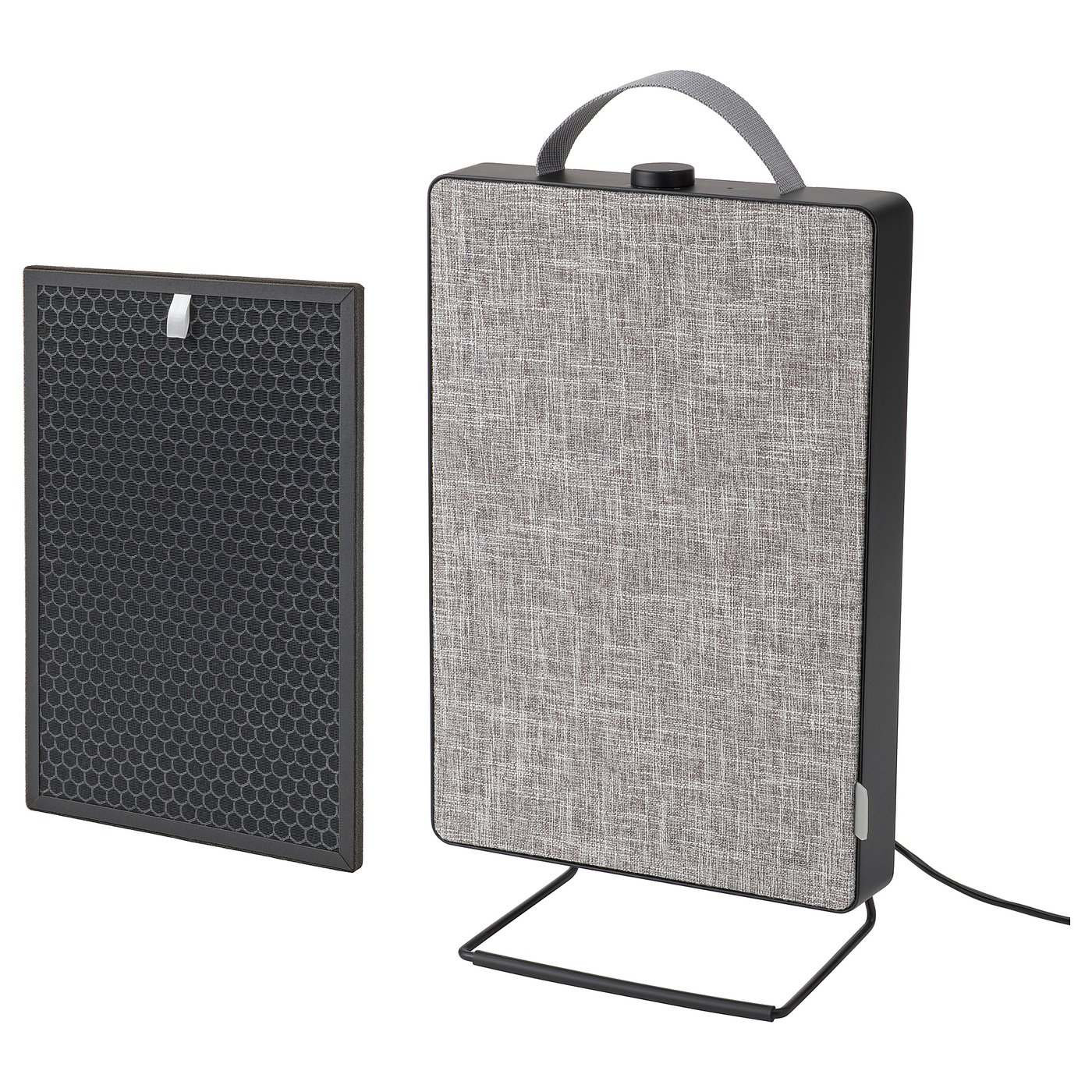 FÖRNUFTIG air purifier/additional gas filter, black - IKEA