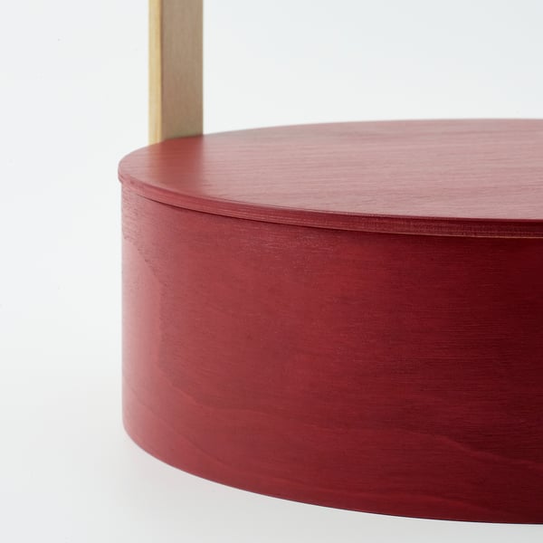 FÖSSTA Serving container with lid, red IKEA