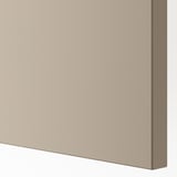 FORSAND Door with hinges, grey-beige, 50x195 cm