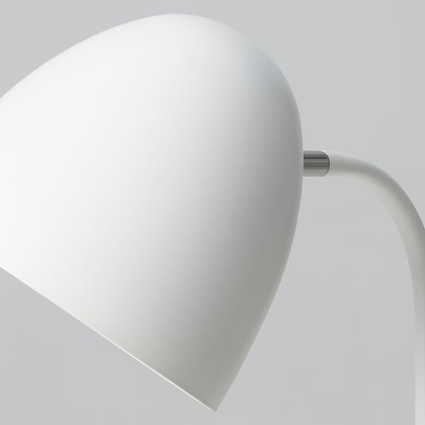 FRANSALG Floor/reading lamp, bamboo white