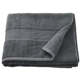 FREDRIKSJÖN Bath towel, dark grey, 70x140 cm