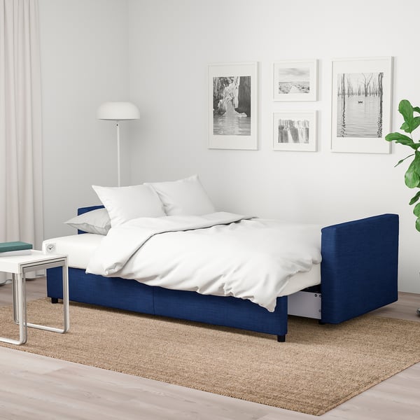 FRIHETEN 3seat sofabed, Skiftebo blue Save Now! IKEA