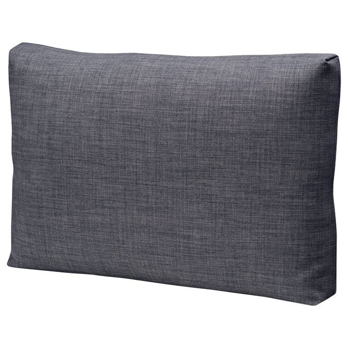 FRIHETEN Cushion, Hyllie dark grey, 67x47 cm IKEA