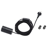 GÅNGBORD Cord set, textile black, 6 m