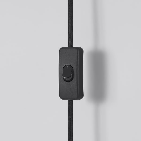 GÅNGBORD Cord set, textile black, 6 m