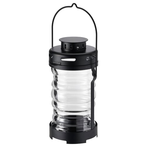 Glimrande Lantern For Tealight In Outdoor Black Ikea