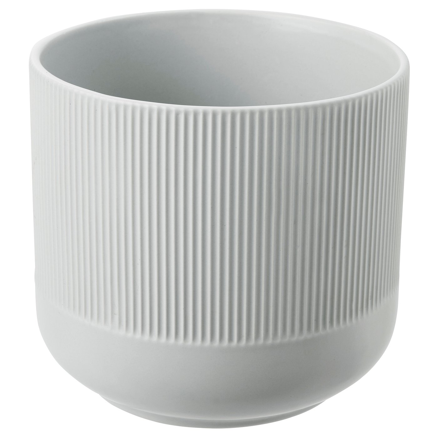 GRADVIS plant pot, grey, 15 cm IKEA