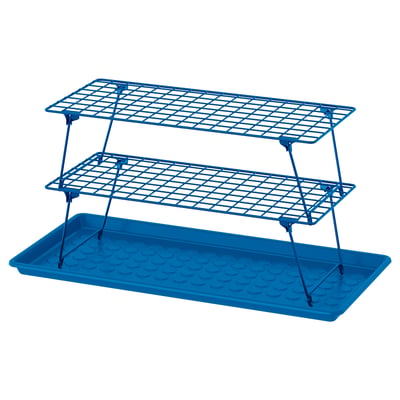 GREJIG / BAGGMUCK Hallway furniture, set of 3, blue