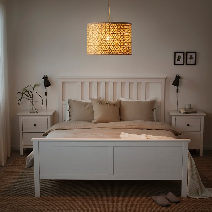 GROPPTORP pendant lamp shade, bamboo, 37x27 cm IKEA