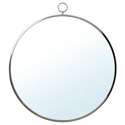 GRYTÅS Mirror, silver-colour, 40 cm