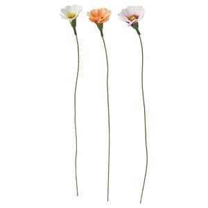 GULDSPETT Artificial flower, paper/cosmos assorted colours, 35 cm