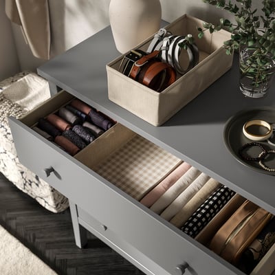 dark grey dresser ikea IKEA HEMNES GRAY OAK FINISH LARGE 8-DRAWER DRESSER IN NEW CONDITION DELIVERY AVAILABLE