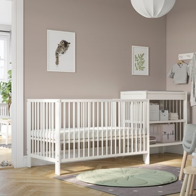 GULLIVER Cot, white, 70x132 cm