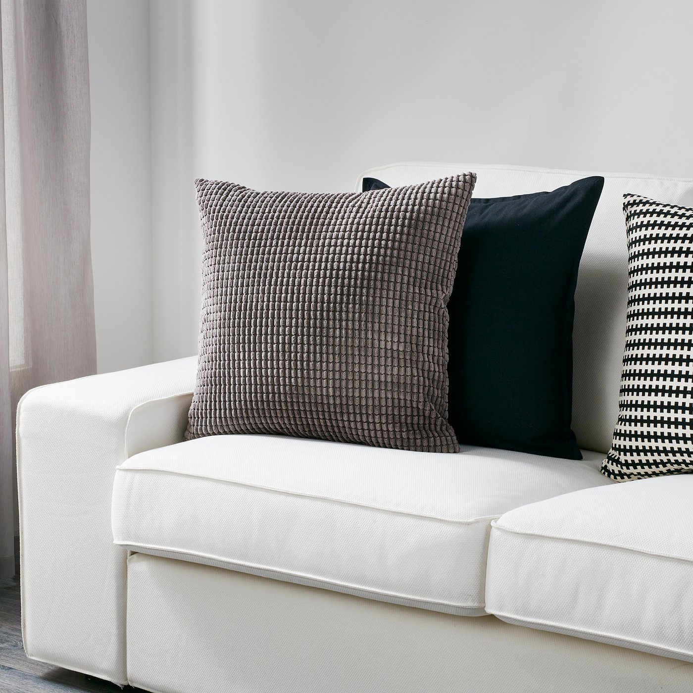 ikea white cushion